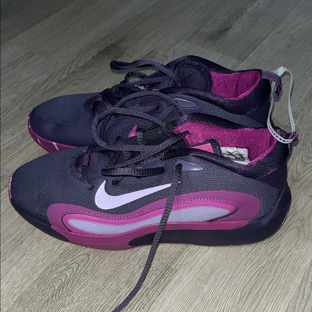 Nike Women's Sneakers - Purple and Pink